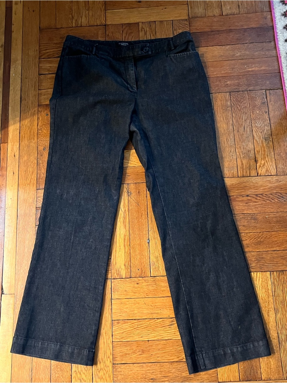 Talbots Black Boot-Cut Pants